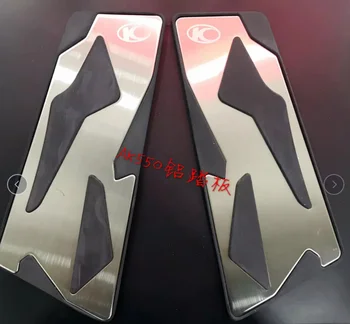 

Motorcycle Front and Rear Footrest Footboard Step For KYMCO AK 550 ak550 2017 2018 motorbkie Floorboards Foot pedal pegs