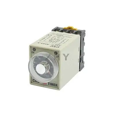 

DC 12V 0-30 Seconds Power On Delay Timer Timing Relay AH3-3 w Base Socket
