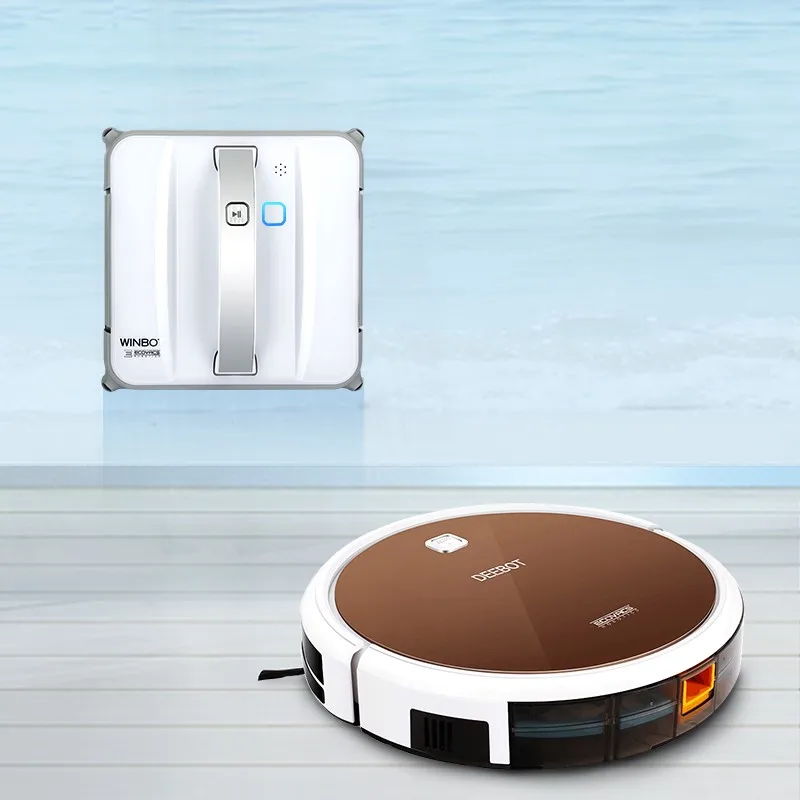Kovos Sweeping Robot Household Treasure Window Cleaning Robot Combination Package Flexible DN620+Window Treasure W836