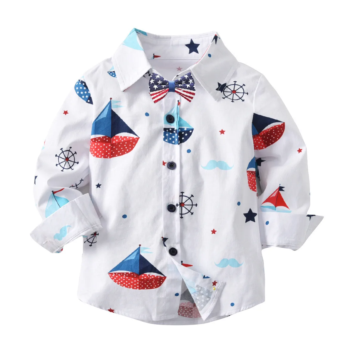 Детская рубашка с длинными рукавами костюм в клетку с лацканами для маленьких мальчиков одежда с галстуком-бабочкой для маленьких джентльменов хлопковая куртка для малышей Модное детское пальто