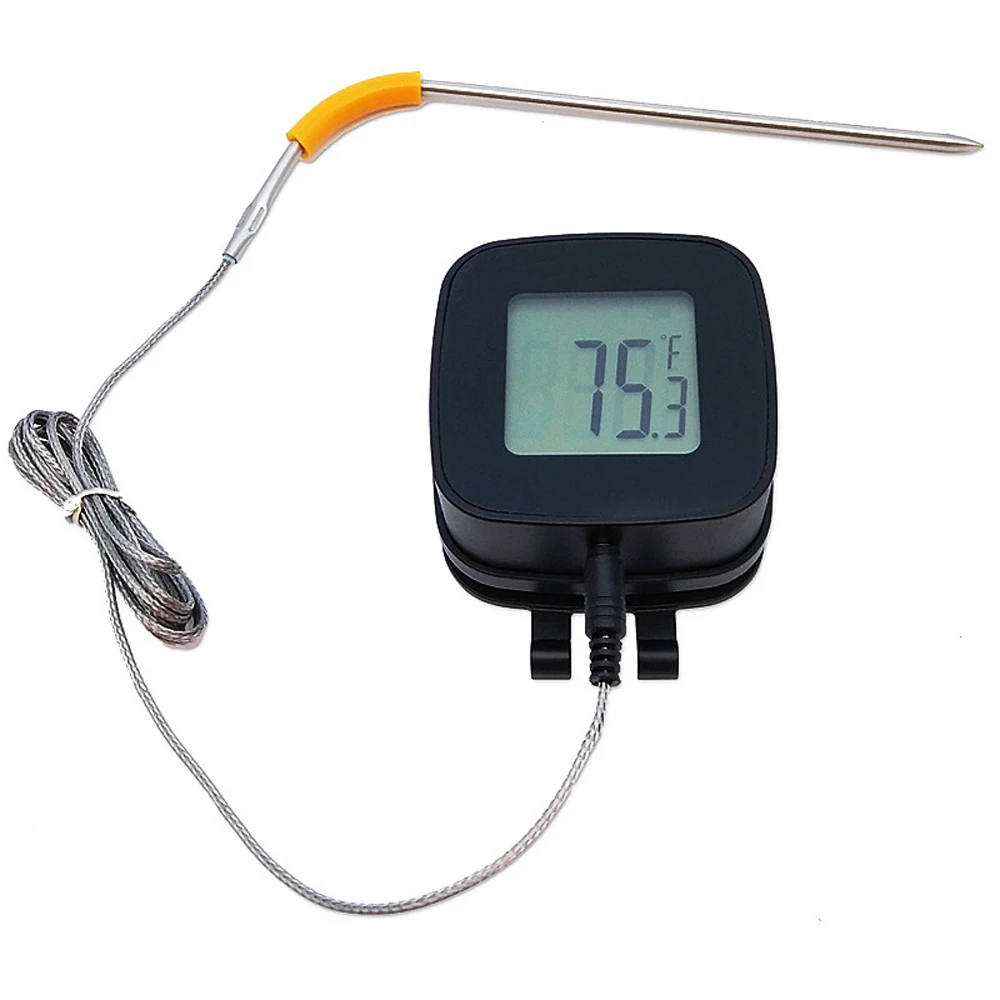 

Hot Portable LCD BT Meat Thermometer Kitchen Electric Food Cooking Barbecue Temperature App Controll Digital Display Alarm Measu