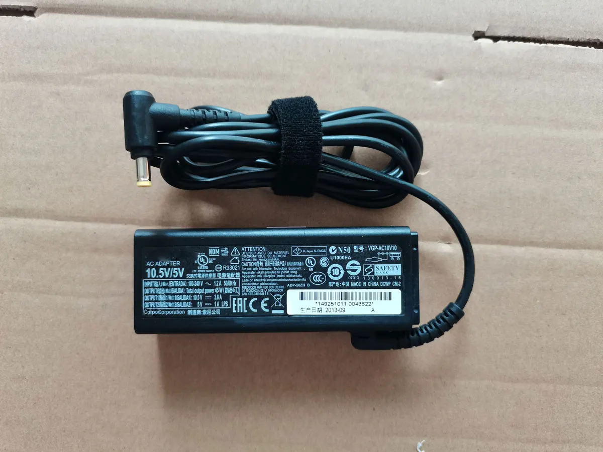 

OEM 10.5V 3.8A USB VGP-AC10V10 VGP-AC10V9 USB For Sony Vaio Duo 13 Pro 11/13 Series Laptop Original Puryuan AC Adapter