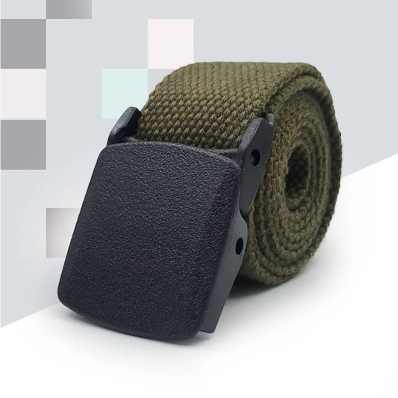 ArmyGreen Мужской ремень нейлоновый тканевый ремень военный уличный тактический ремень армейский Стиль Cinturon мужские ремни для мужчин Роскошные ceinture tissu homme - Цвет: ArmyGreen