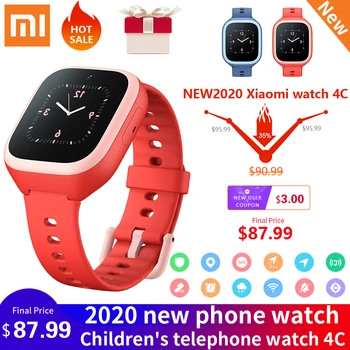 

Xiaomi Mi Rabbit Children's Smart Watch 4C Student Phone Clock Male Multifunctional Al Positioning Watch Female 4G Video Call