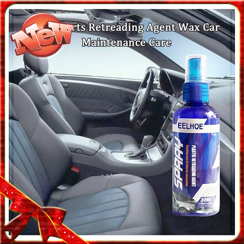 

30ml Car CleanerPlastic Parts Retreading Restore Wax Instrument Reducing Agent Accessories Auto Interior Car Cleaner