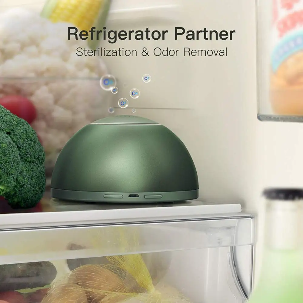 

GX.Diffuser Mini Smart Ozone Air Purifier Household Ozone Generator USB Rechargeable Air Sterilizer Kitchen Toilet Deodorizer