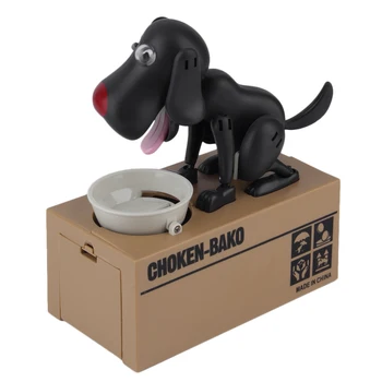 

Cartoon Robot Hond Spaarpot Geld Bank Automatische Stola Munt Spaarpot Geld Besparen Box Spaarpot Gift Voor Kid Doggy coin Bank