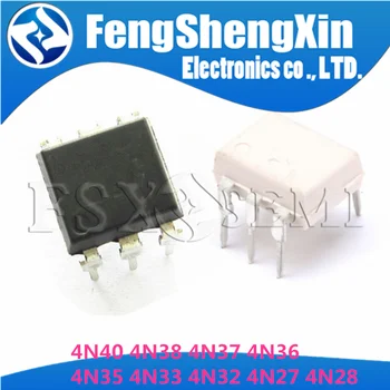 

10pcs 4N40 4N38 4N37 4N36 4N35 4N33 4N32 4N27 4N28 DIP-6 IC Optocoupler