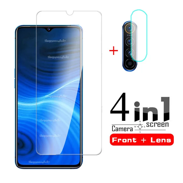 4 в 1 закаленное стекло для OPPO Realme X2 Pro X3 SuperZoom защита экрана пленка объектива
