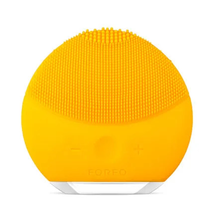 Foreo Luna Mini 2 Вибрационная щетка для чистки лица Foreo Luna limpieza Электрический Очиститель лица настоящий FOREO логотип cepillo массаж лица - Цвет: Yellow