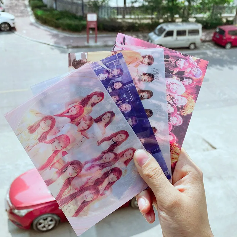4 шт./компл. дважды Got7 BLACKPINK IZONE семнадцать самодельные Бумага ЛОМО карта фото плакат Фотокарта