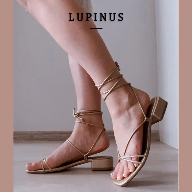 black cross strap sandals