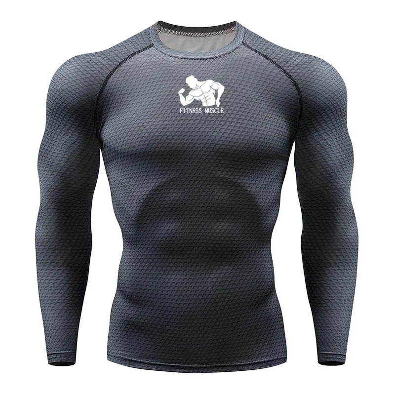 

Running men tshirt 3D Print Fitness Gym MMA Rashguard T-Shirt Brand Bodybuilding Workout Shirts Long Sleeve Running Tops