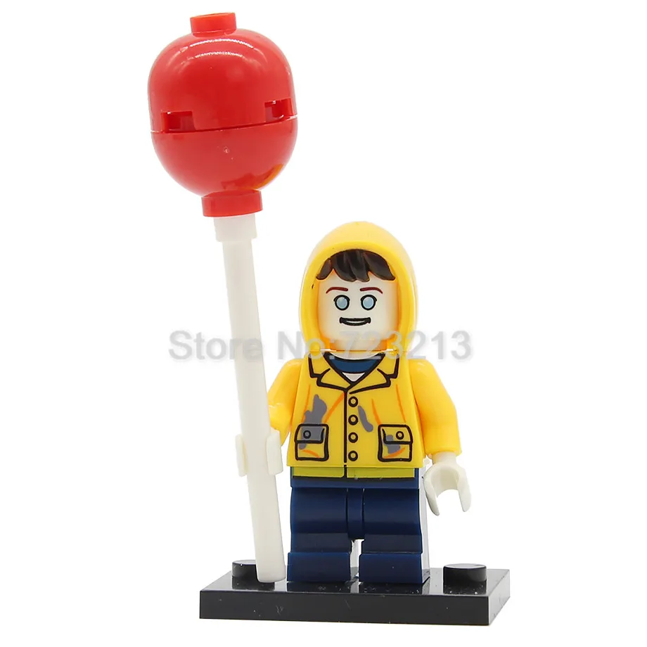 Фильм это фигурка Одиночная Pennywise Stephen King's It Beverly Marsh Джордж Mike Hanlon модель клоуна строительные блоки кирпичи игрушки - Цвет: George