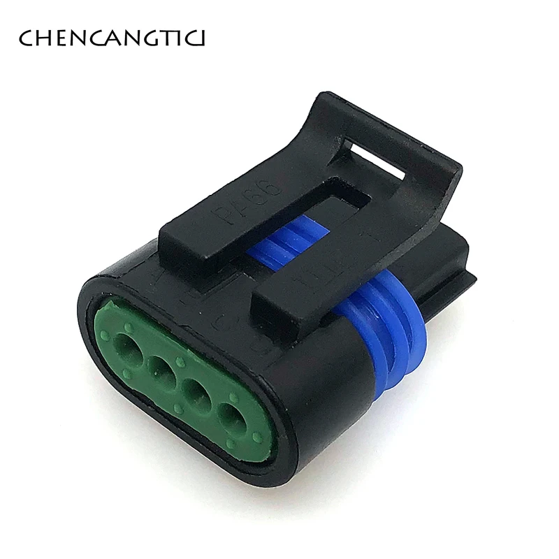 

5 sets pcs 4 pin way Delphi female car intake pressure sensor connector plug 1.2L D4F auto Oxygen Sensor O2 connectors 12162190