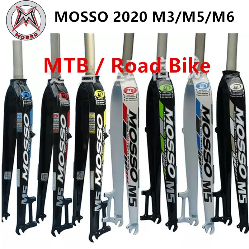 Вилка MOSSO MTB M6 M5 M5E M5EV M3 вилка для дорожного велосипеда подходит 26 27 5 29er v тормоз