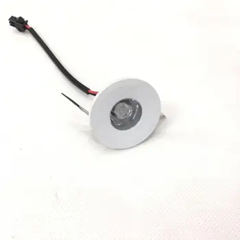 

new cabinet white mini spot Light Abajur 6pcs/lot 1w Led Lamps led Lamps cut size 30mm cabinet light.ac95-265v Input Voltage,led