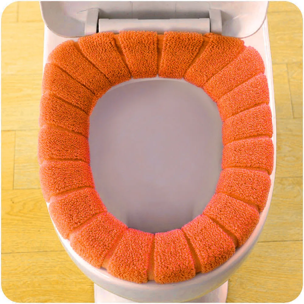 Ванная комната туалет сидение для унитаза моющееся мягкое теплое сиденье для туалета покрытие плюшевое сиденье для унитаза симпатичное сиденье для унитаза Подушка badmat en wc коврик