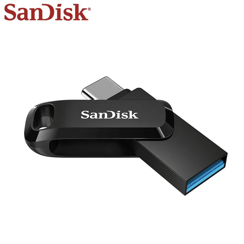 100% Original Sandisk DC3 USB Type-C 32GB 64GB OTG Flash Drive Mini U Disk Memory USB Stick 128GB S