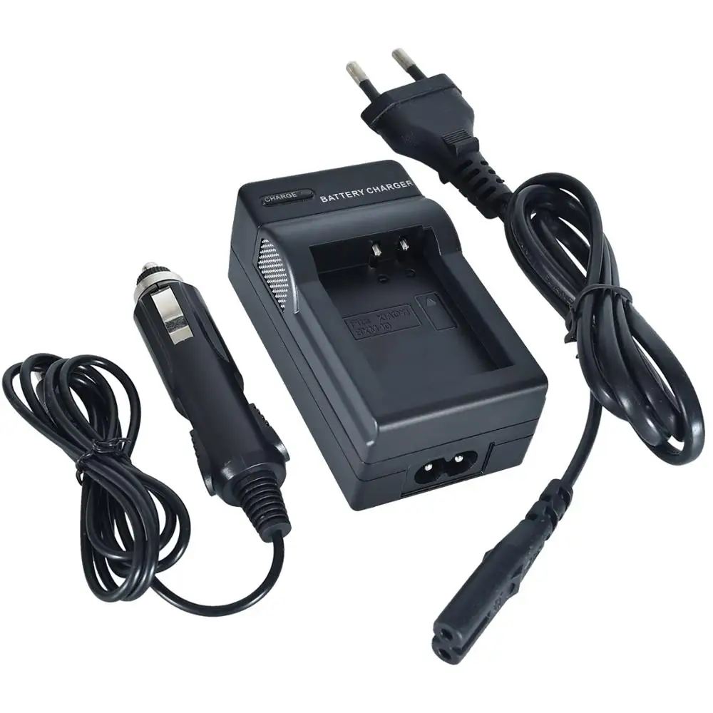 

DSTE EU Plug Battery Charger with Car Adapter for XiaoYi BXM-10 Camera Battery
