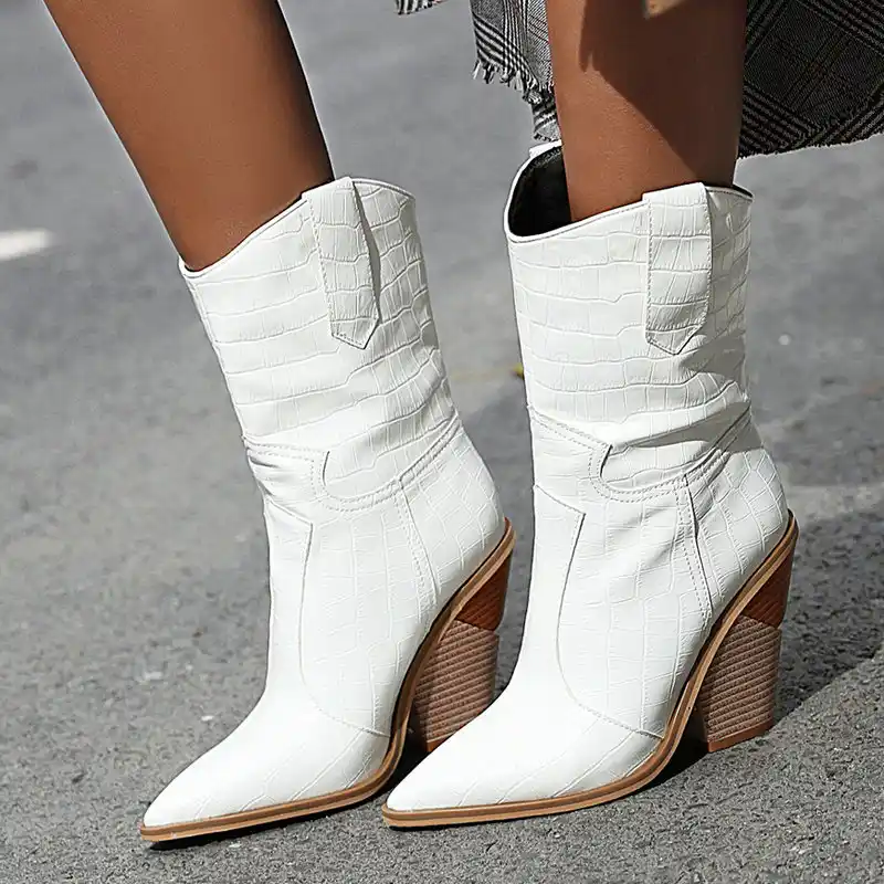 botas vaqueras blancas Gran venta - OFF 79%