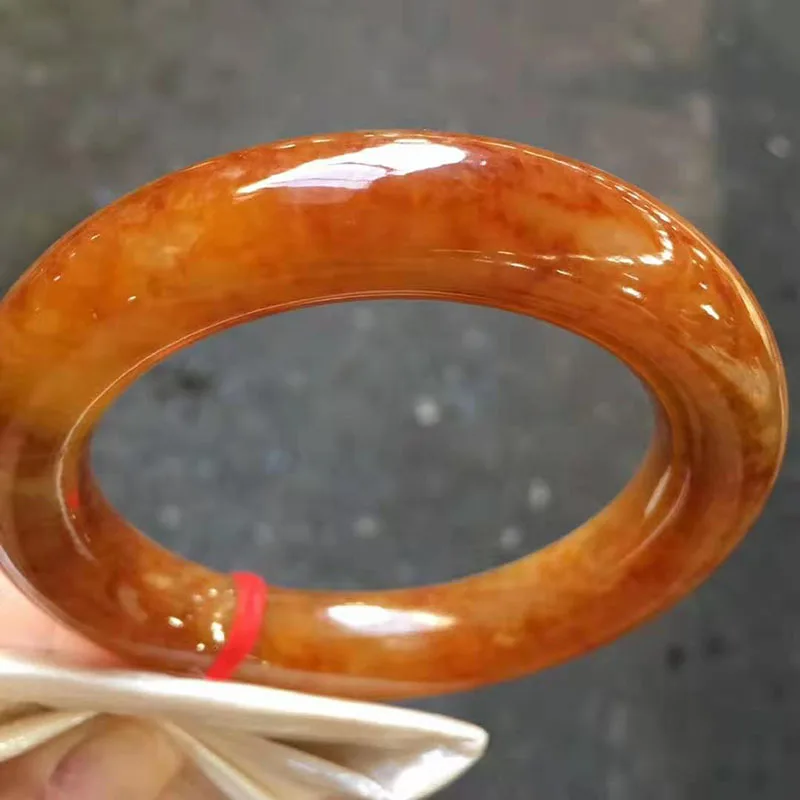 Myanmar Jadeite ice Идеальный Круглый браслет(включая сертификат