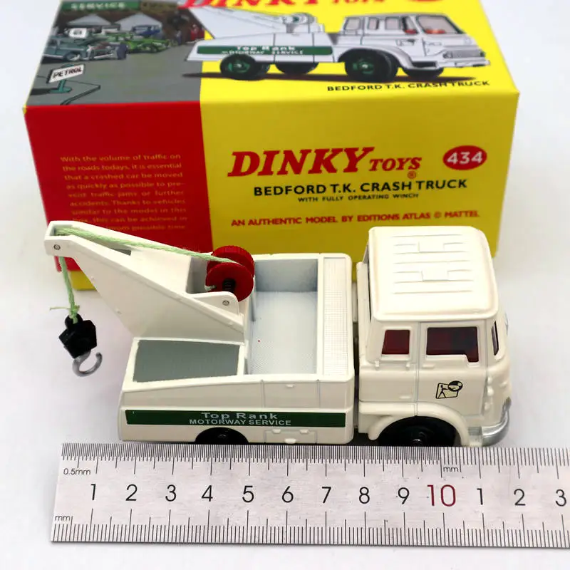Игрушки Atlas Dinky 434 автомобиль аварийный Bedford TK с полнофункциональной лебедкой