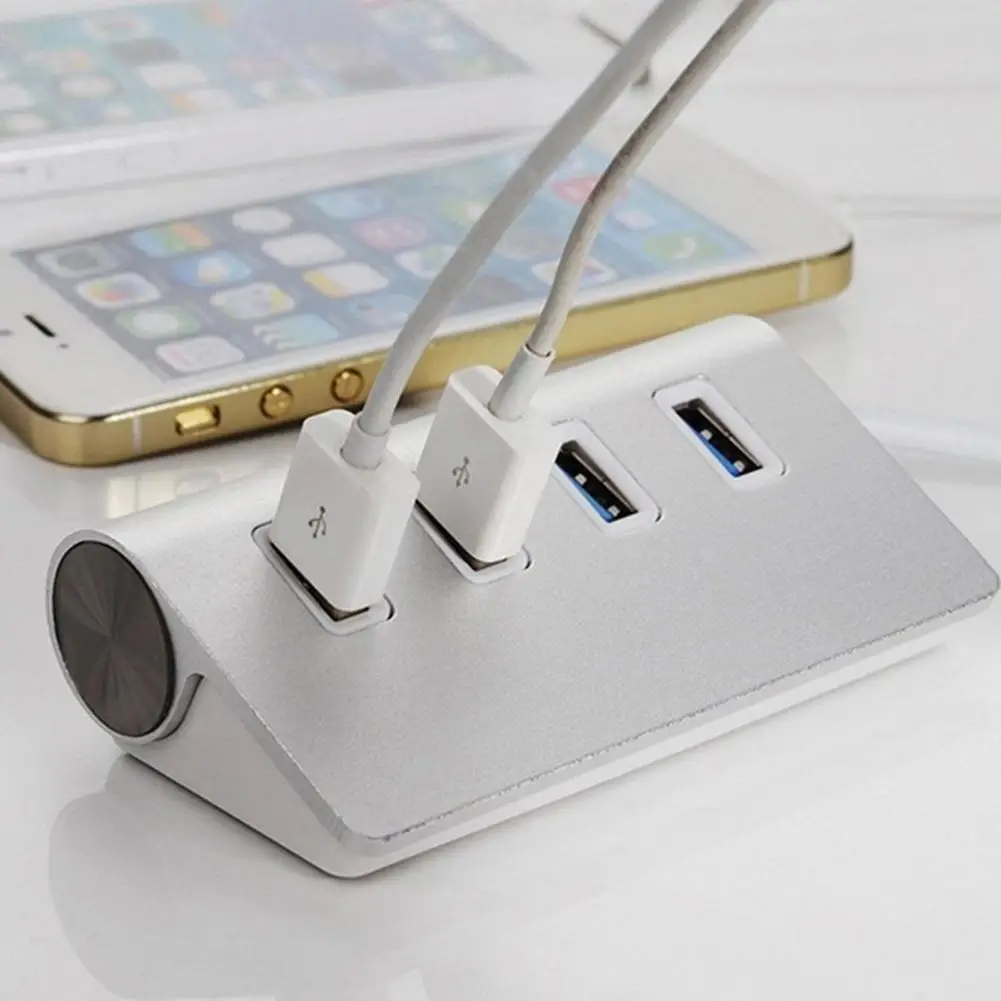Высокоскоростной 4 порта USB3.0 OTG Кабель-адаптер сплиттер концентратор с порт питания USB2.0 хаб-конвертер для ноутбука MacBook