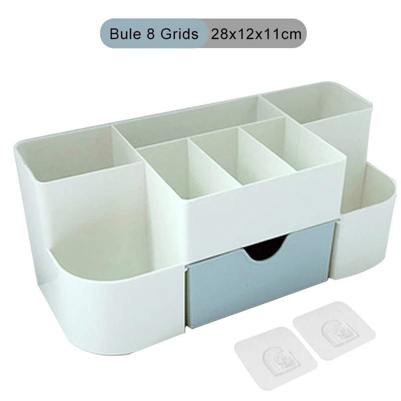 Пластиковый органайзер для макияжа, косметическая коробка для хранения в ванной, палитра для глаз, органайзер для хранения, настольный контейнер для хранения ювелирных изделий - Цвет: D3