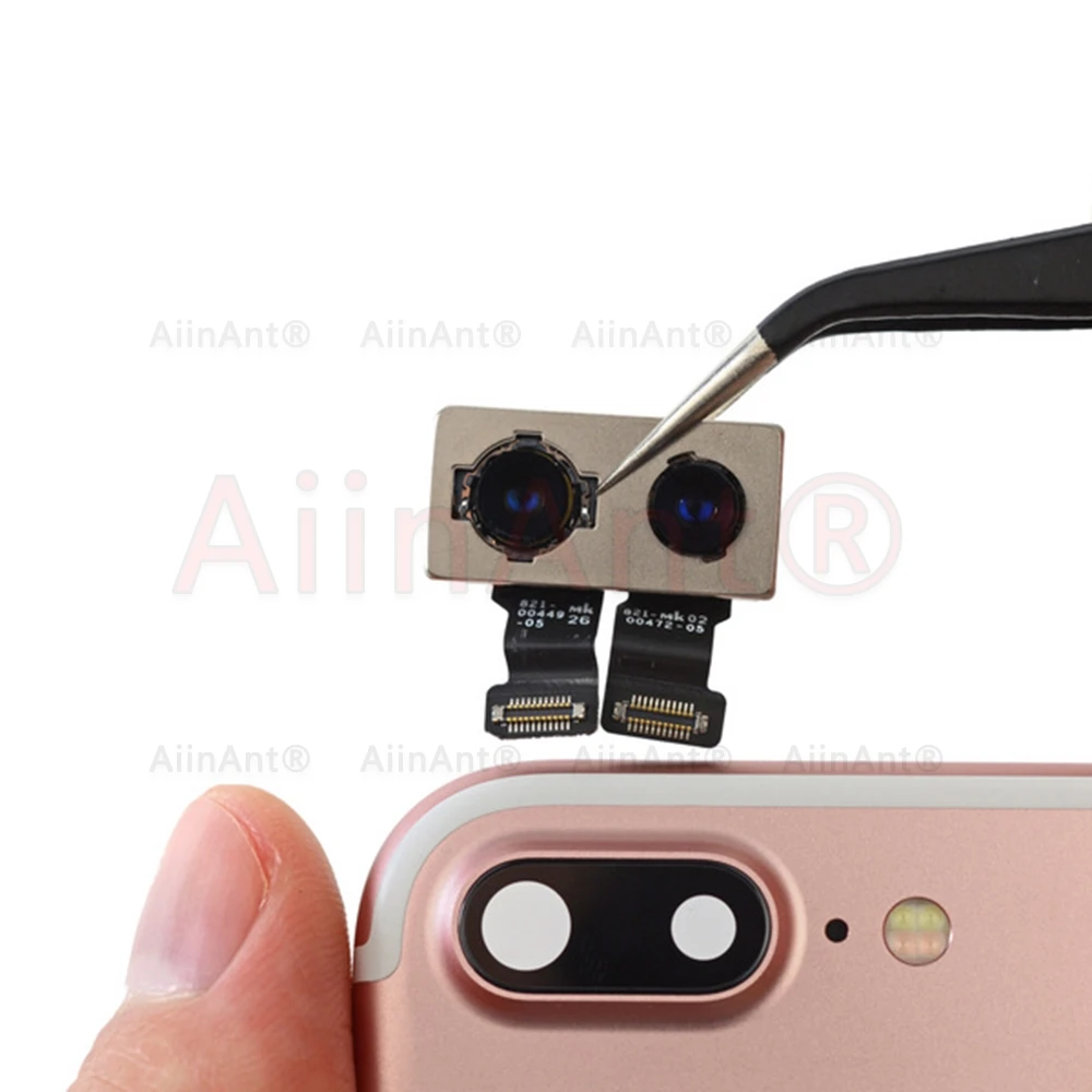 Для iPhone 6 6s 7 8 Plus настоящая камера для iPhone X Xs Max XR задняя камера гибкий кабель для телефона Запчасти Замена