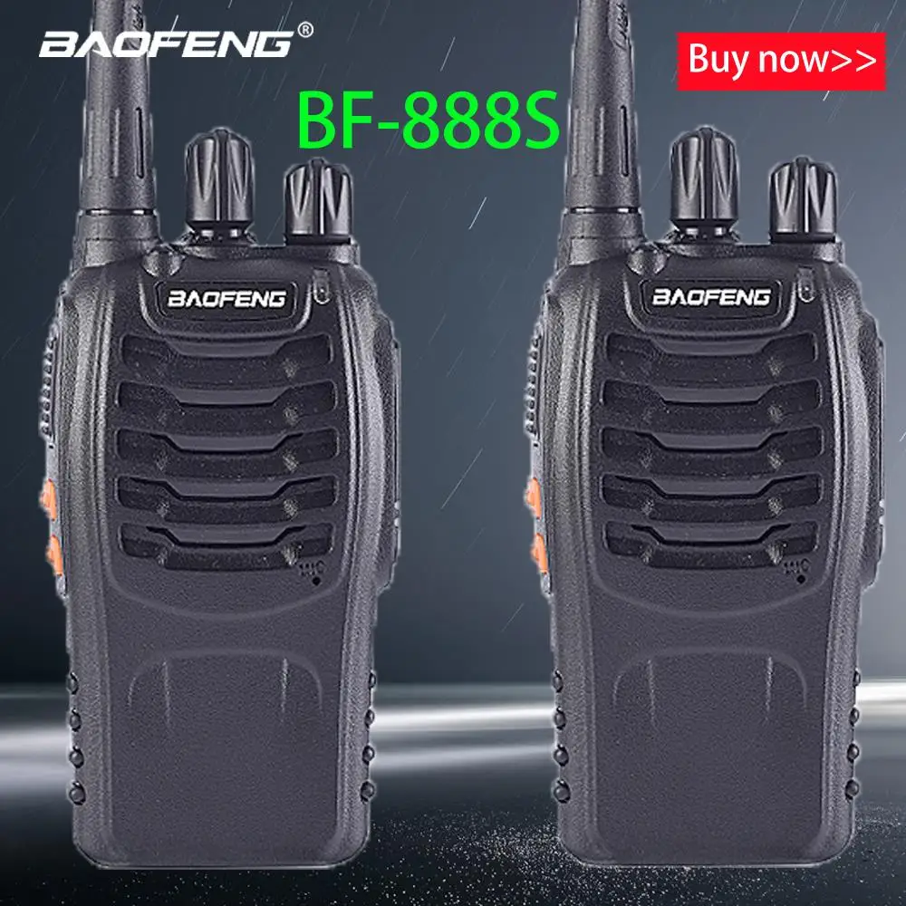 Baofeng 1 шт./2 шт. bf-888s иди и болтай Walkie Talkie “иди радиостанция UHF 400-470 МГц 16CH 888s CB радио BF