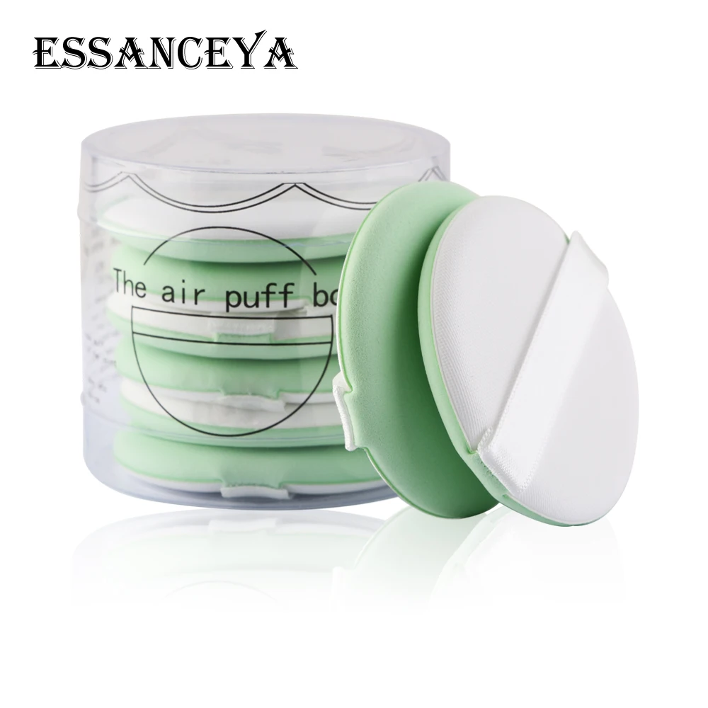Essanceya 1/8 шт. Губка косметическая губка спонж для макияжа, уход за кожей лица Мягкий Для женщин Красота основа под макияж контур лица губки пуховка для пудры - Цвет: green