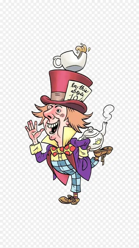 疯狂帽匠茶话会弗洛里茶室剪辑艺术狂人茶话会png图片素材免费下载 图片编号 Png素材网