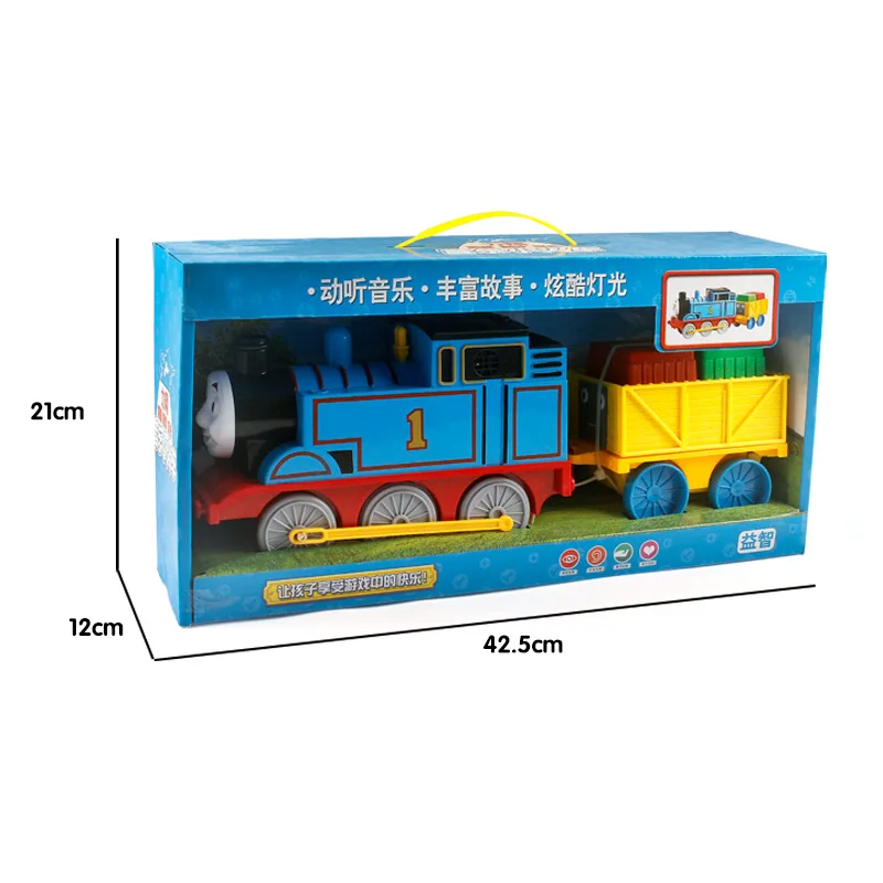 

Large Size Inertia Toma New Bands Music Lights Story Inertia Train Toy Early Learning Machine