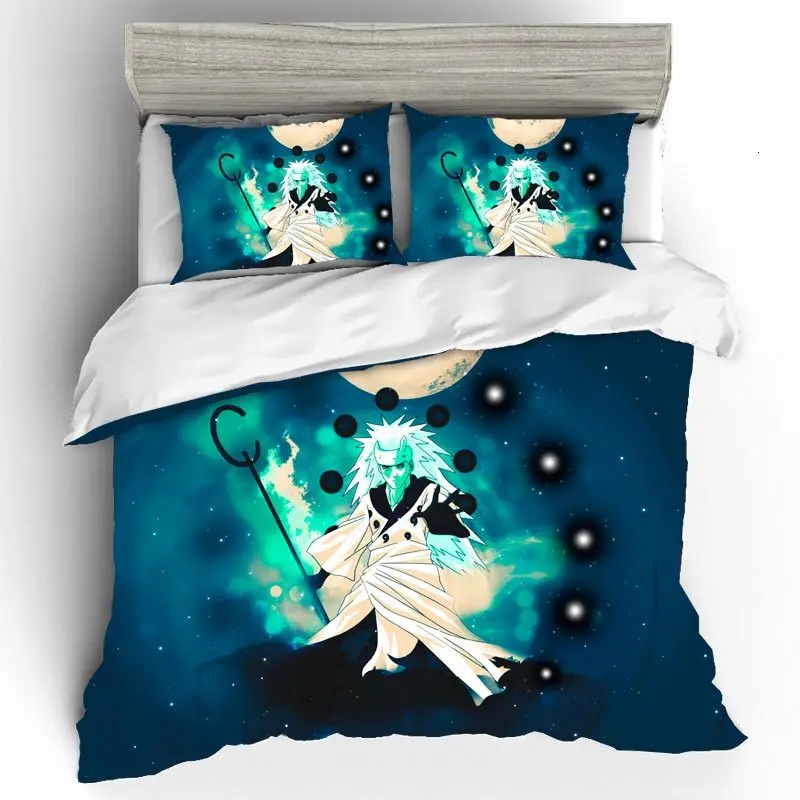 DQ0323 Наруто домашний текстиль постельное белье De Cama Sabanas роскошный подарок 3d комплект постельного белья королевского размера пуховые одеяла и комплекты постельного белья кошачье постельное белье поплин - Цвет: DQ0323