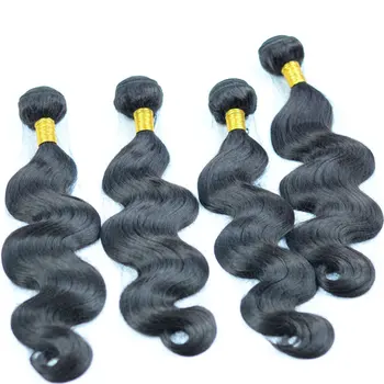 

Adorable Synthetic Body Wave Wig 10-26inch Heat Resistant Iron-able Woman Hair Natural Black Single 3pc Bundle Package American
