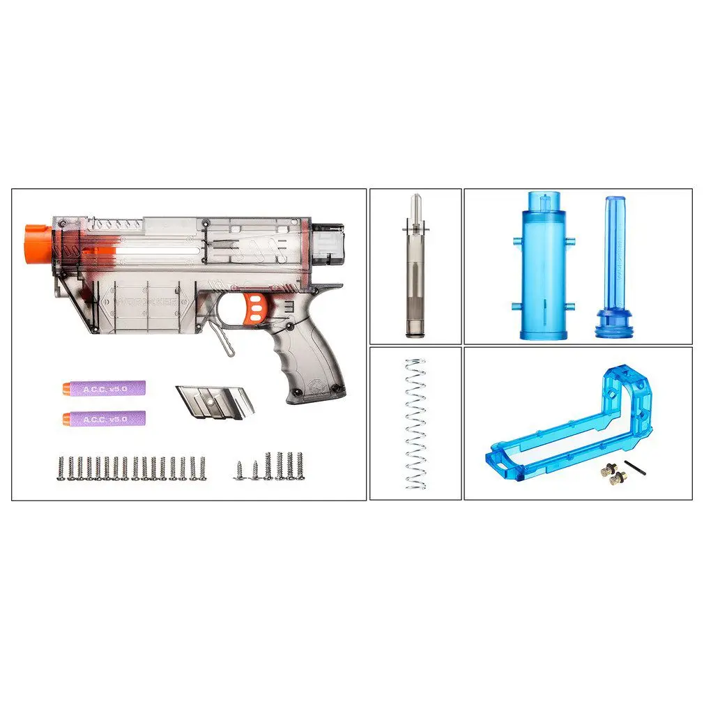 black B Bump Работник YY-R-W013/14/15/16/17/18 мод Наборы Набор для Nerf N-Strike Elite Stryfe Blaster длинные пули A/B насос Kit электронная игрушка оружейные аксессуары - Цвет: black B Bump