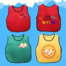 Настраиваемый жилет для детского сада; водонепроницаемая одежда с рисунком; дышащая верхняя одежда; жилет для больших детей; одежда для еды; Customiz