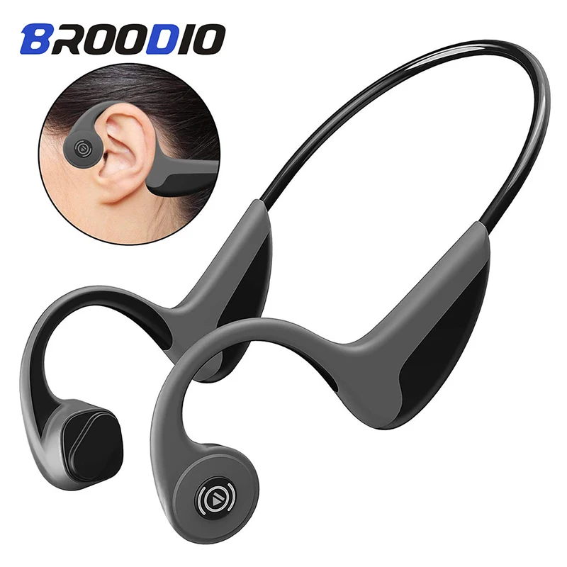 

Bone Conduction Headphones Wireless Bluetooth 5.0 Bone Conduction Earphone Hands-Free Headsets With Microphone For Android IOS