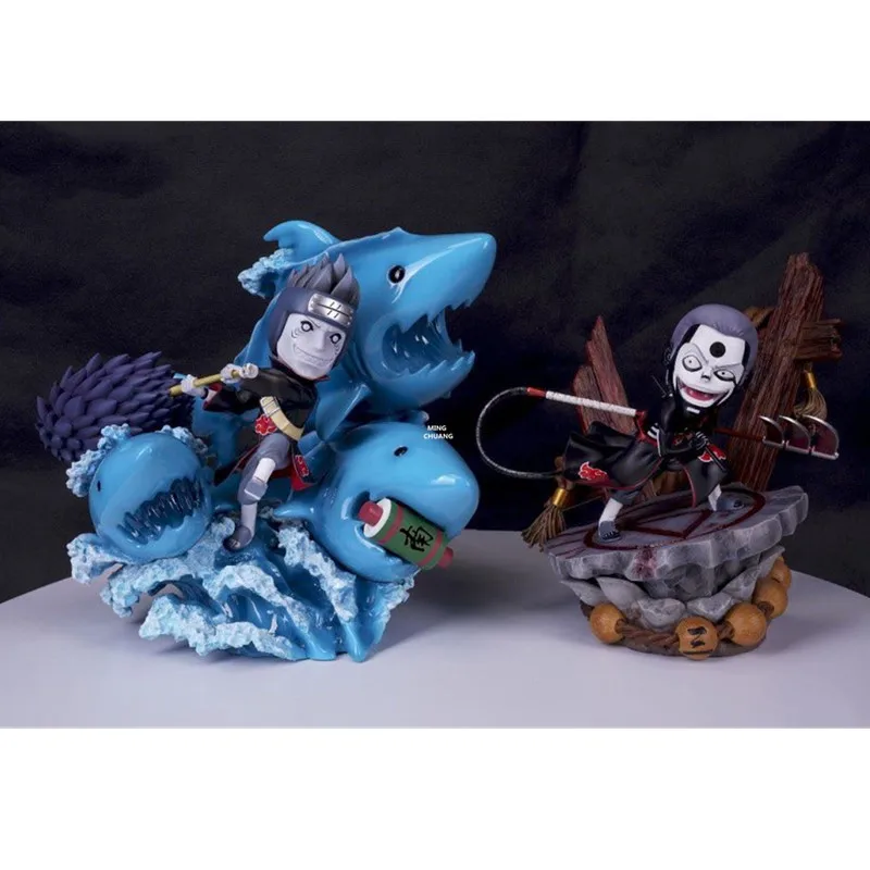 1" Аниме Наруто статуя Akatsuki бюст Hoshigaki Kisame полноразмерный портрет Samehada GK фигурка игрушка коробка 27 см V570