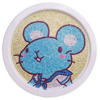 

DIY Diamond Painting Round Frame Kits Cute Animals DIY Puzzle