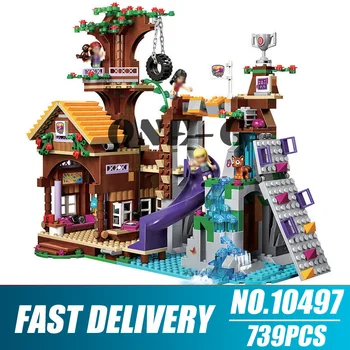 

Friends Adventure Camp Tree House Stephanie Emma Joy Girls 3 Figures Building Block 41122 Bricks Toy 10497 739pcs