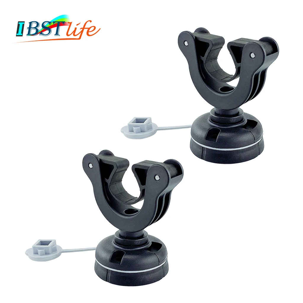 2X Paddle Holder for Stand Up Paddle Boards Kayaks Deck Side Track