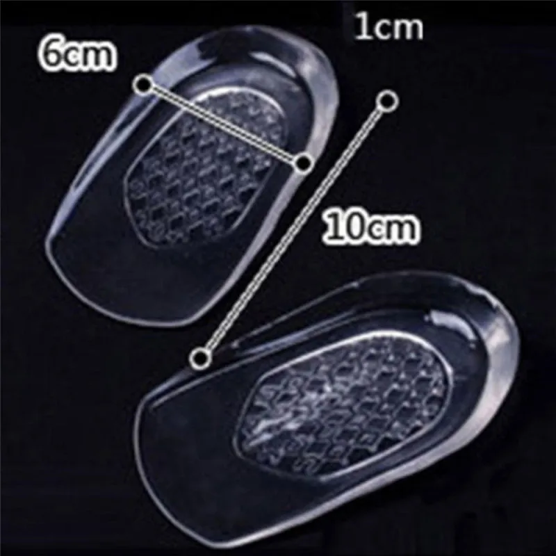 Silicon Gel Insoles Back Pad Heel Cup for Calcaneal Pain Feet Care Support shoe insoles heel cushion insole heel patch insole heel insoles heel cushion protector heel protector pads heel protector