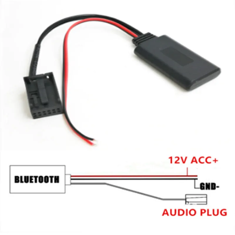 Автомобильный Bluetooth модуль AUX in аудио MP3 музыкальный адаптер 12Pin порт для Ford Focus Mondeo