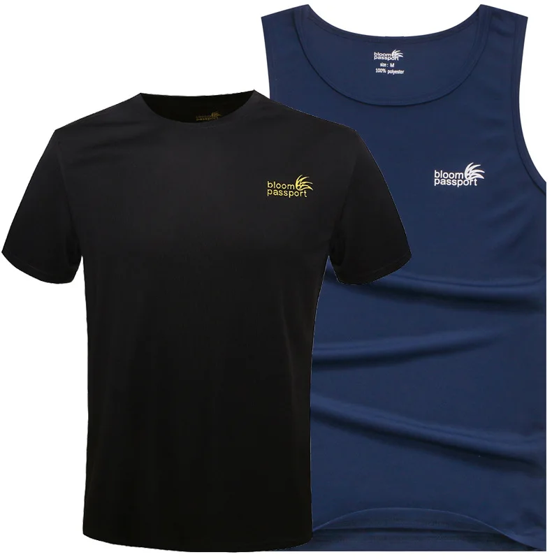 На каждый день специальный свободный спортивный жилет большого размера для фитнеса Мужская дышащая впитывающая быстросохнущая одежда без рукавов Мужская футболка