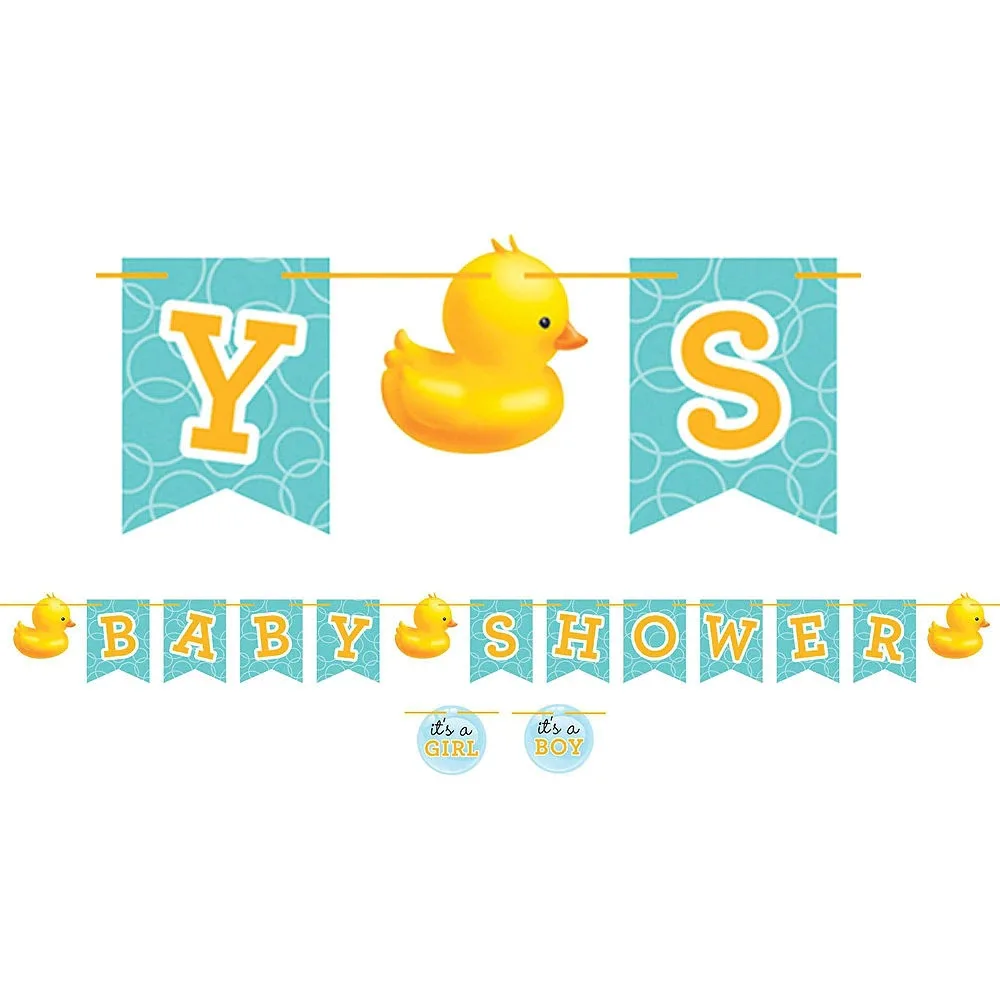 

Duck birthday party set tablecloth paper cup paper tray flag set props
