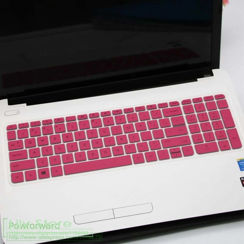 Для hp 15-ay039wm 15-ay011nr 15-ay039wm ay103dx ay101tu 15-ay019tu 15-ay108ne 15-ay 15,6 ''чехол для клавиатуры ноутбука кожи - Цвет: pink