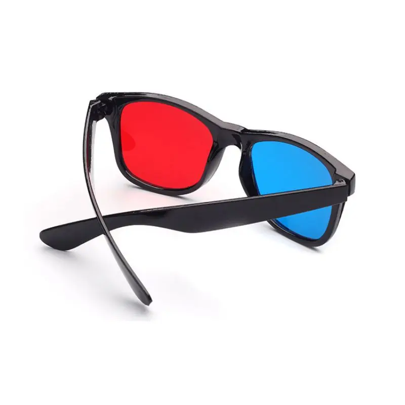 Blue And Red Frame Home 3D Glasses For Dimensional Anaglyph Movie Game DVD Picture Family and Life Video 3D Glasses