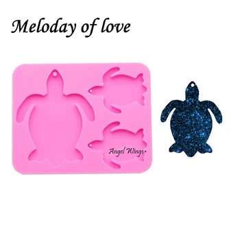 

Elephant dinosaur/owl/shark/chicken/Dog/turtle family mother/baby DIY epoxy resin Mold mother/baby silicone mold keychain DY0078